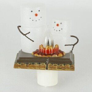 Midwest Smores White & Brown Plug-In Night Light